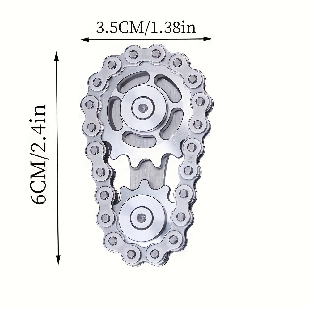 Linkage Bike Chain Spinner 2 Gears Figit Toy