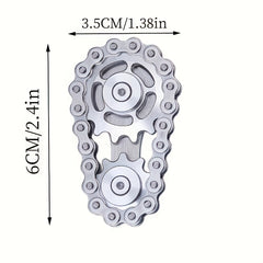 Linkage Bike Chain Spinner 2 Gears Figit Toy