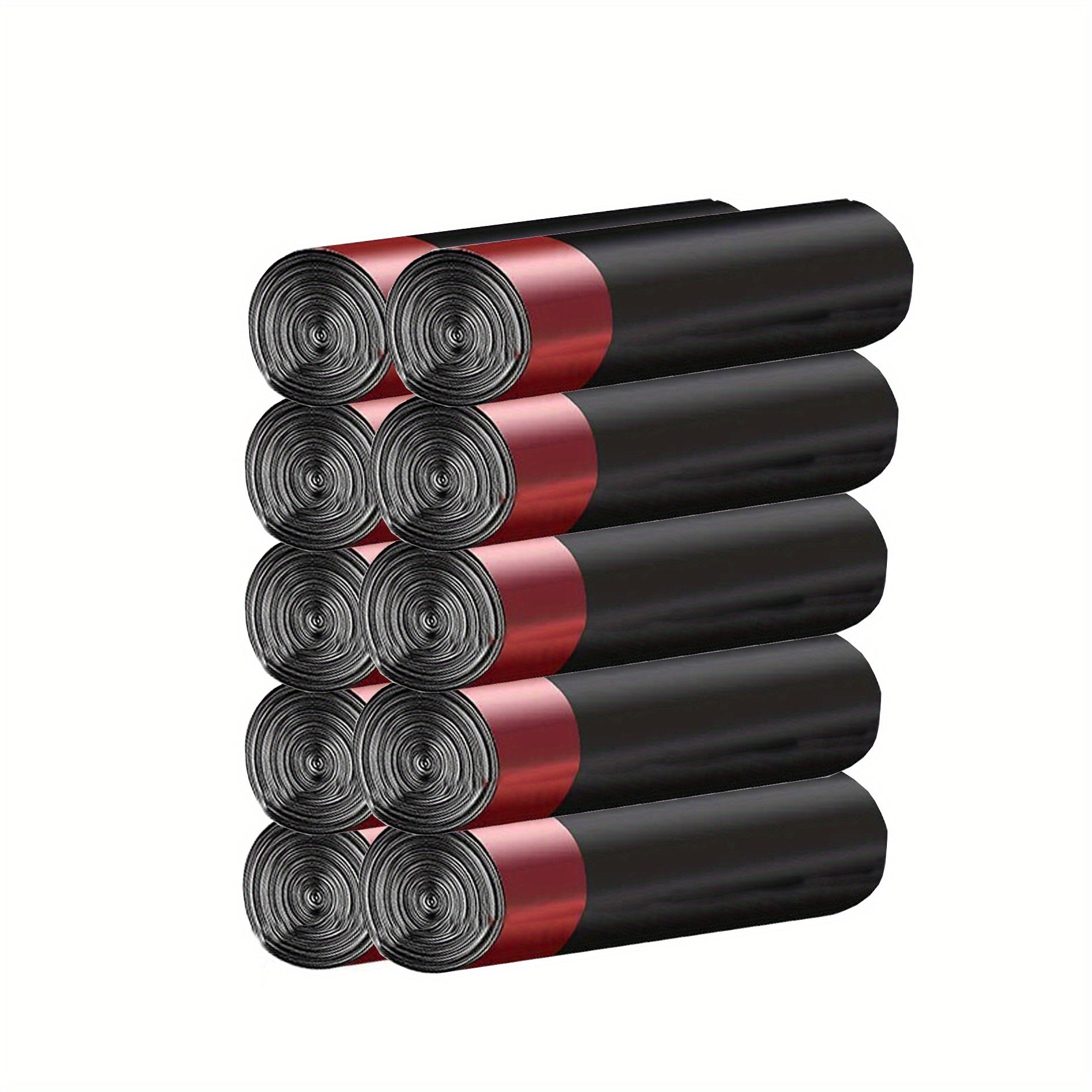 10 Rolls Drawstring Trash Bags 10pcs Per Roll Random Disposable Plastic