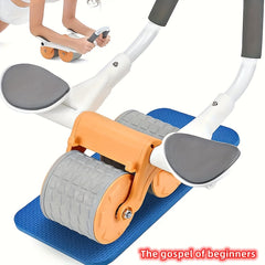 Automatic Rebound Abdominal Exercise Roller With Elbow Support