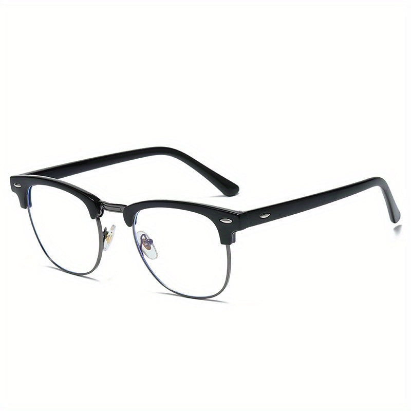 Vintage Anti Light Glasses Transparent Lenses