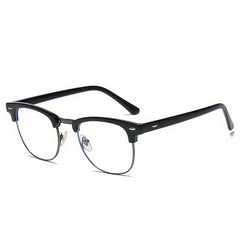 Vintage Anti Light Glasses Transparent Lenses