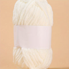 Chunky Chenille Yarn for Knitting & Crocheting Hat Scarf Cushion 50g