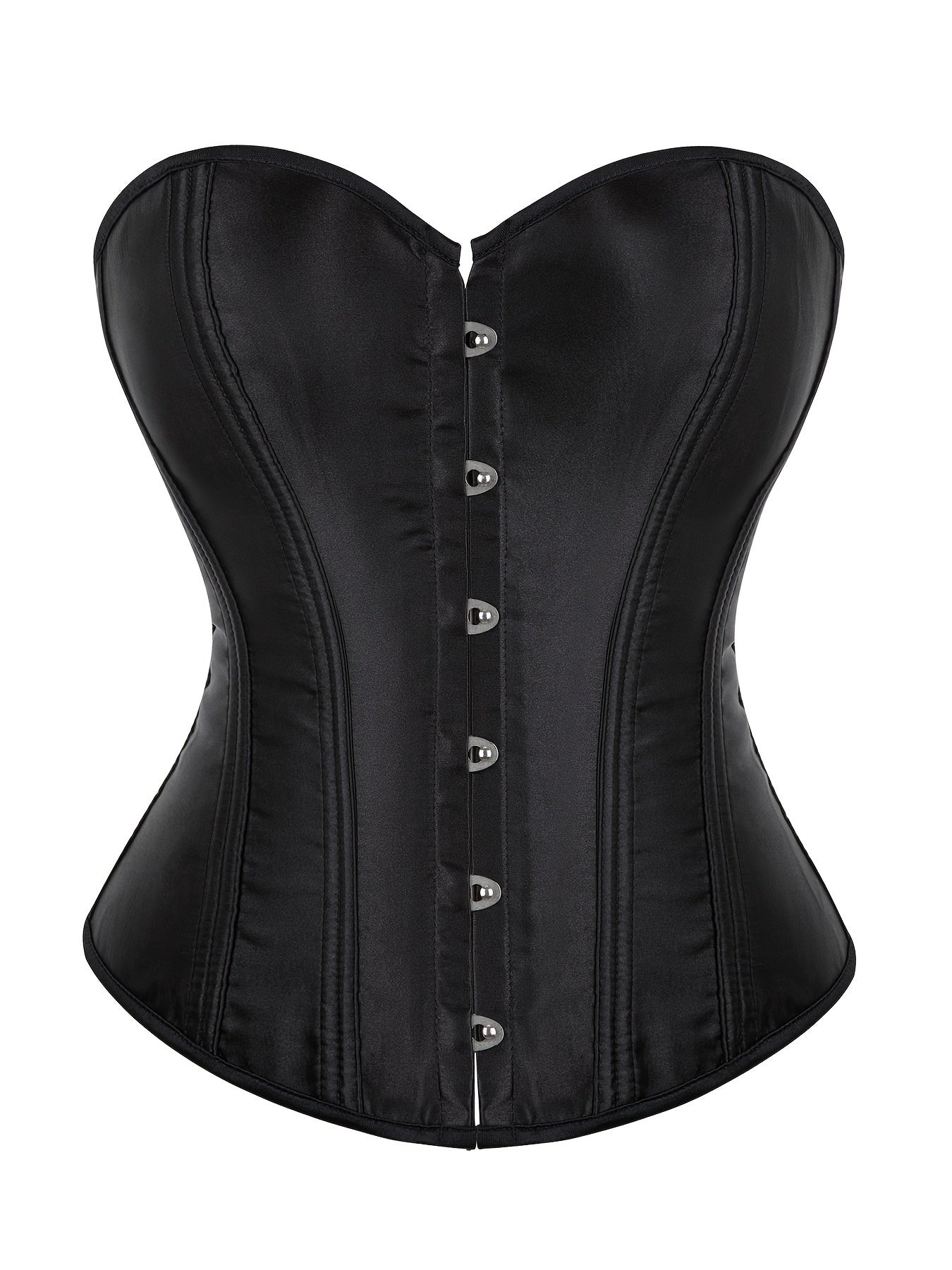 Strapless Corset Bustier Tummy Control Lace Up Body Shaper Women's Lingerie