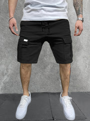 Men's Cargo Shorts Active Elastic Waist Sports Shorts