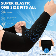 UV Sun Protection UPF 50 Arm Sleeves Cooling Arm Sleeves for Outdoor Activities