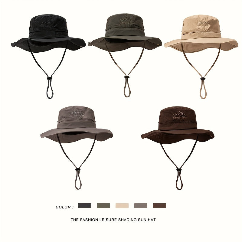Boonie Mesh Sun Hat Wide Brim UV Protection Fishing Hiking Unisex