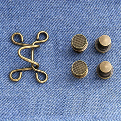 Detachable Buttons For Jeans Waist Adjustment Buckle Waist Tightener