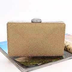 Glitter Rhinestone Evening Bag Dinner Clutch Purse Formal Banquet Handbag