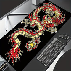 Anime Japanese Dragon HD Mouse Pad Custom Accessories Anti Slip Mousepad