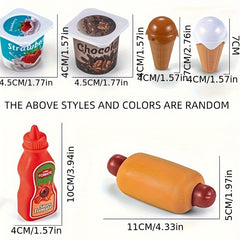 Kids Burger & Fries Educational Play Set