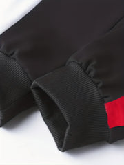Boys Zip Hoodie & Sweatpants Set Casual Kids Clothes