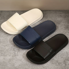 Women's Minimalist Pillow Slides Open Toe Non-slip Home Slides