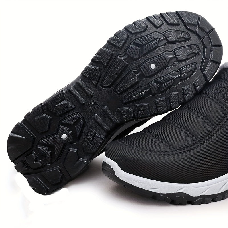 Men's Snow Boots Warm Fleece Cozy Non slip Ankle Boots
