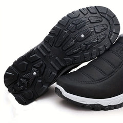 Men's Snow Boots Warm Fleece Cozy Non slip Ankle Boots