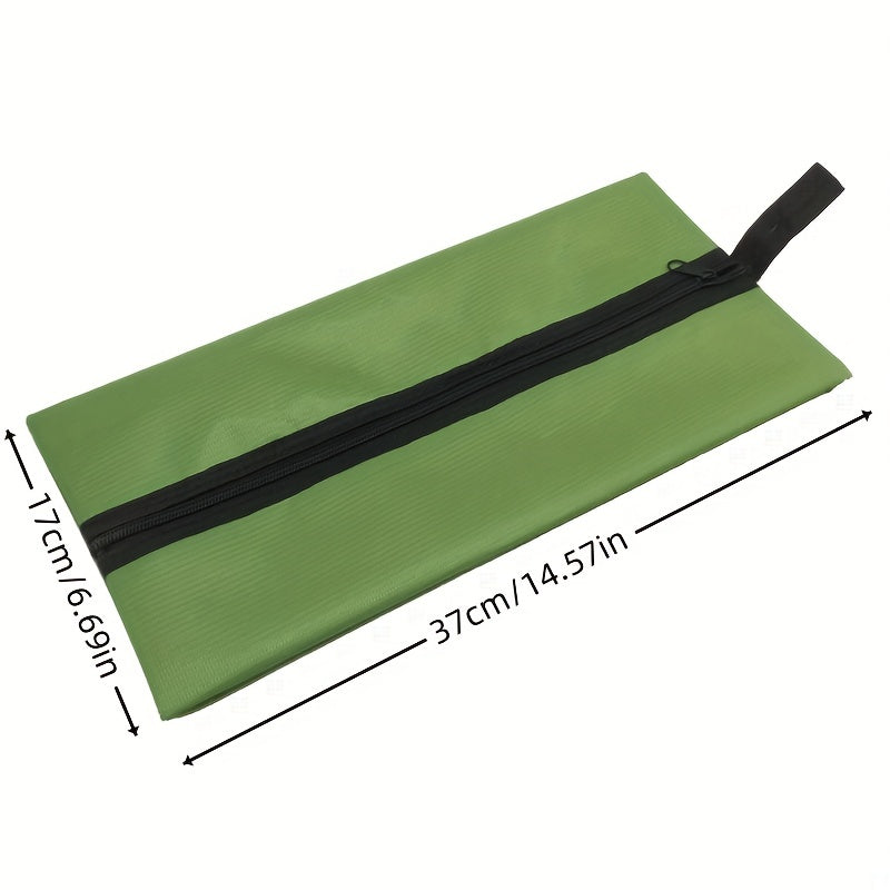 Minimalist Zipper Storage Pouch Lightweight Solid Bag for Travel