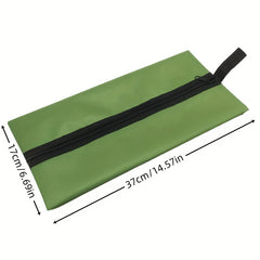 Minimalist Zipper Storage Pouch Lightweight Solid Bag for Travel