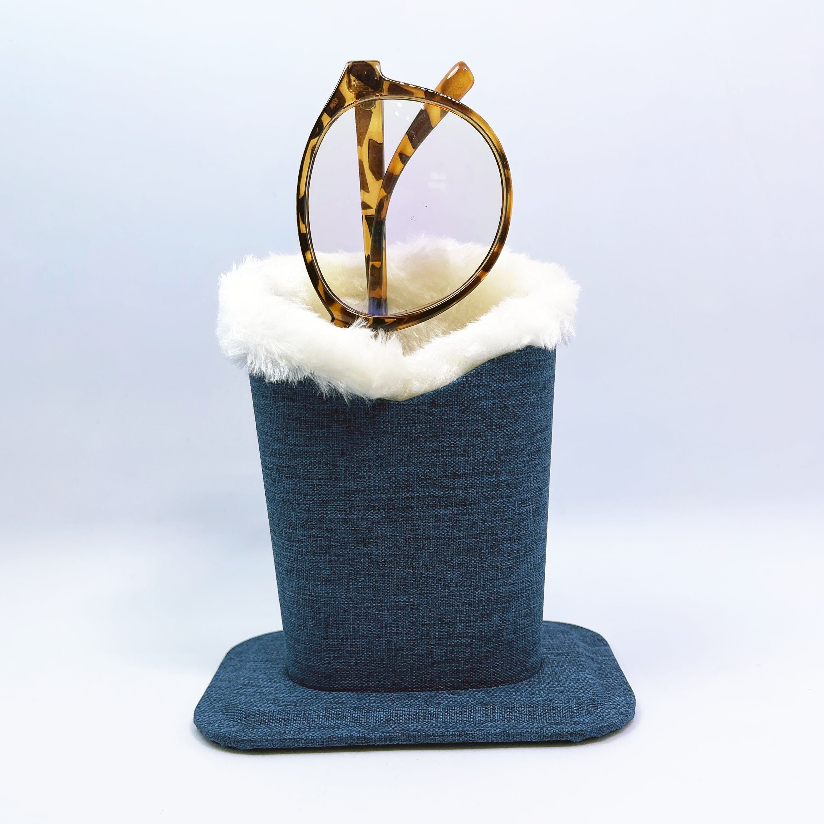 Canvas Glasses Holder Eyeglasses Protector Case For Desk