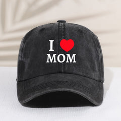 Kids' Sunshade Adjustable Baseball Cap I Love Mom