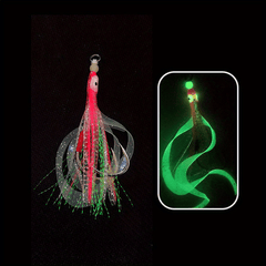 Luminous Squid Skewer Hook for Deep Sea Boat Fishing