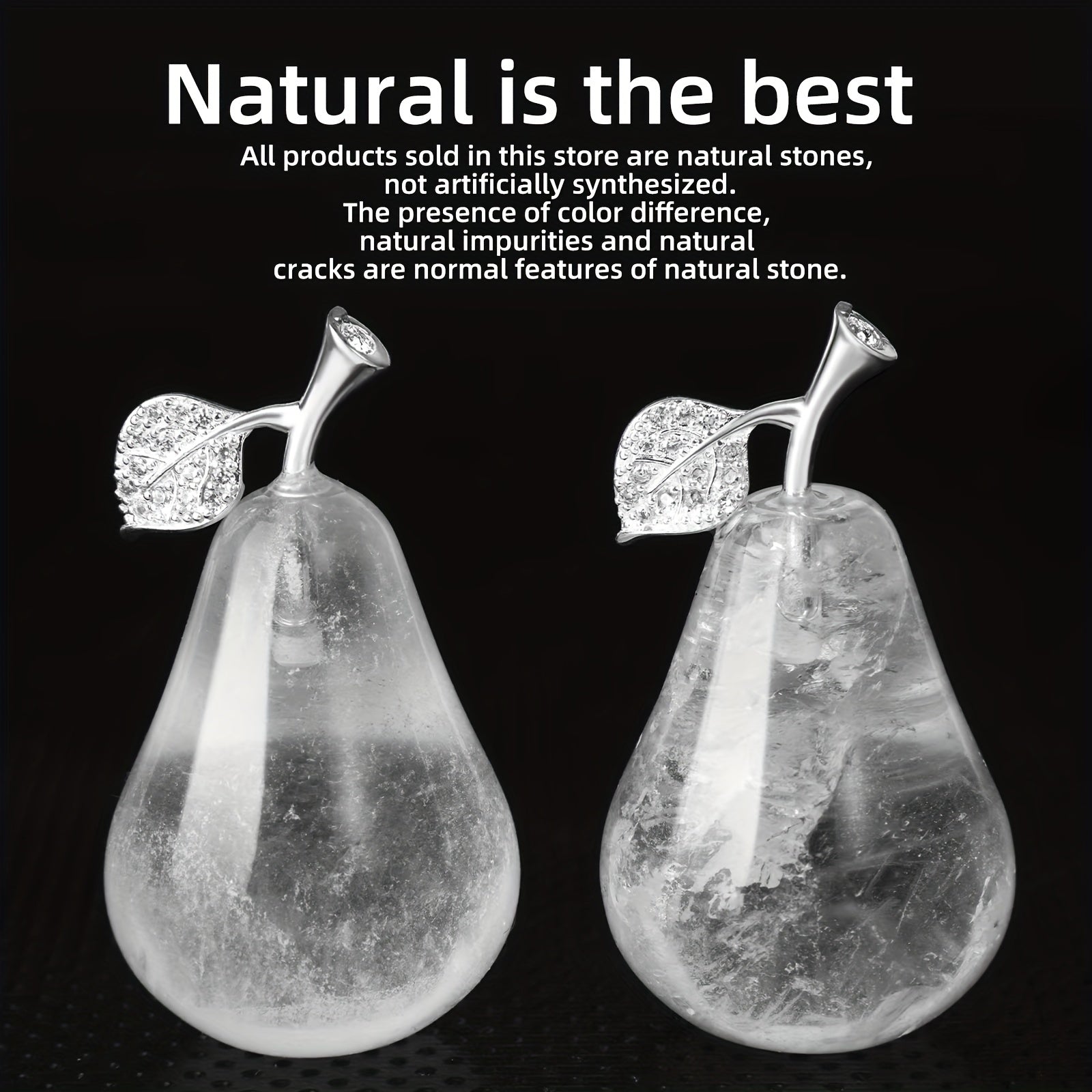 3pcs Rose Quartz Healing Crystals Worry Stones - Anxiety Stress Relief