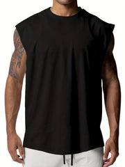 Men's Sleeveless Workout Tank Top Active Stretch Breathable Basketball Training