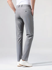 Men's Solid High Stretch Dress Pants - Spring/Summer Business