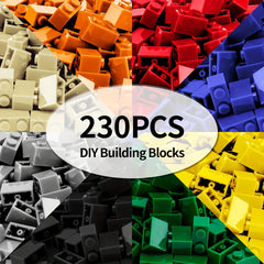 230pcs 1x2 High Brick Building Blocks DIY Toy for Boys and Girls