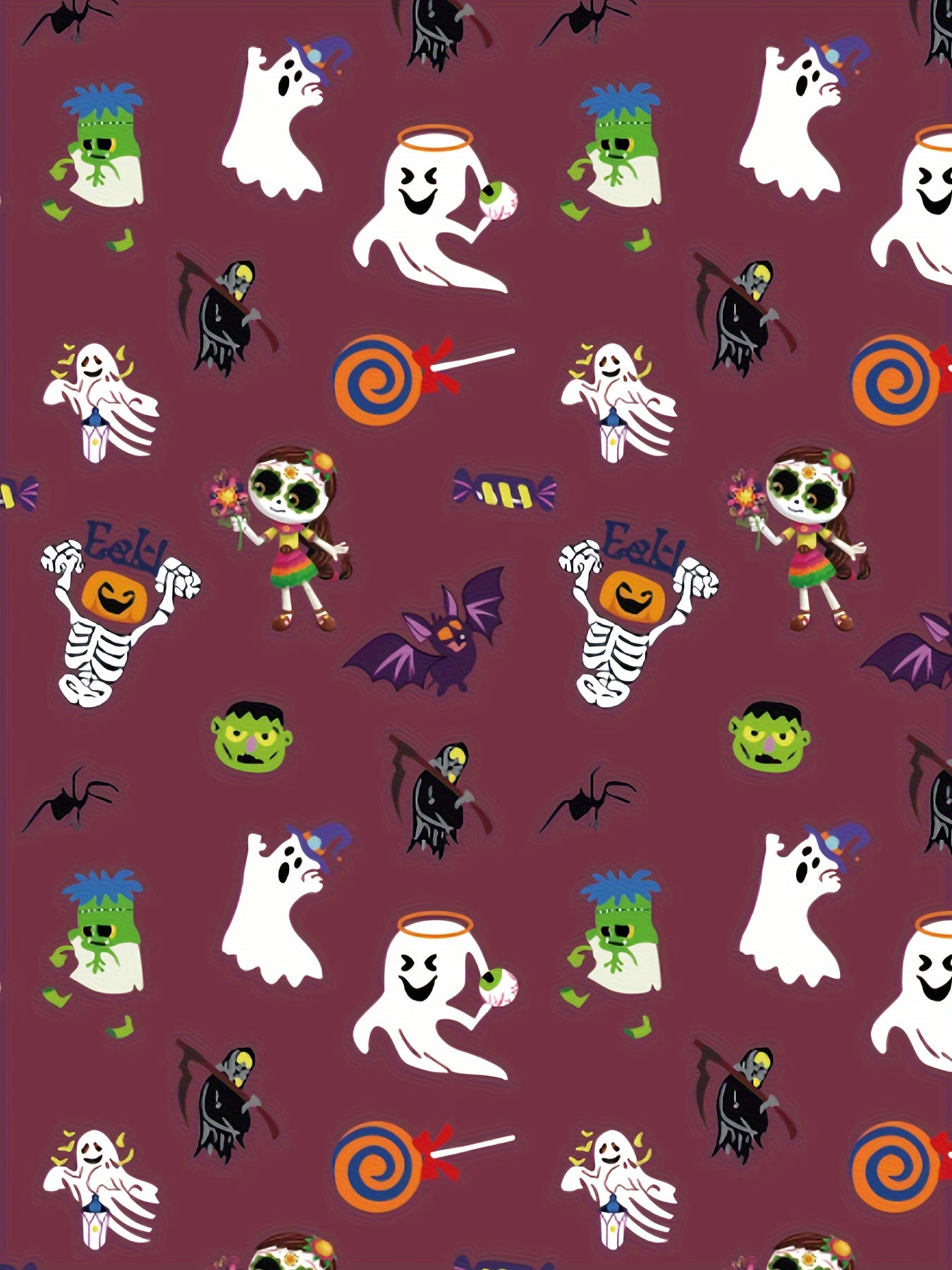 Halloween Print Lounge Pants Comfy & Funny Elastic Waistband Pants