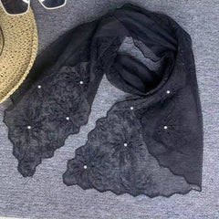 Lace Mantilla Veil Mesh Head Covering for Wedding Bridal