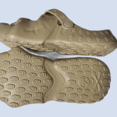 Men's Skull Clog Slides Casual Slippers