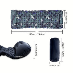 Ultralight Camping Sleeping Pad with Inflatable Mattress & Pillows