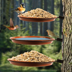 3 Piece Hanging Bird Bath Set - Attract Hummingbirds to Your Garden!