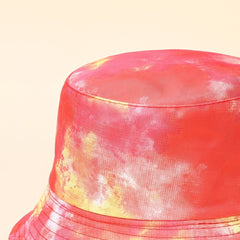 Men's Contrast Tie Dye Sunshade Bucket Hat