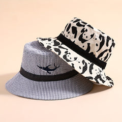Cartoon Fisherman Hat Wide Brim Sun Protection Bucket Hat