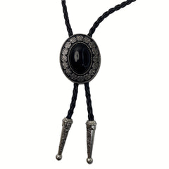 Polish Rose Stone Tie Buckle Vintage Necktie For Men