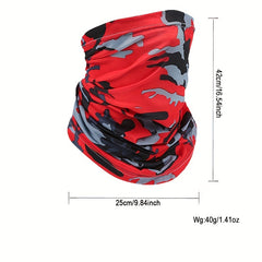 UV Protection Sunscreen Neck Cover Face Mask Camouflage Magic Bandana