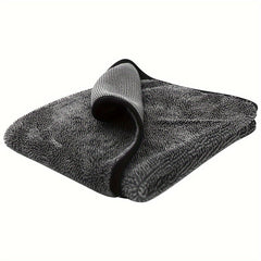 1pc Microfiber Car Drying Cloths Grey