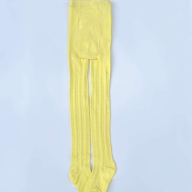 Girls Casual Knit Pantyhose for Autumn and Spring