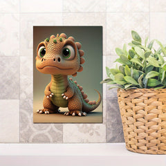 Baby Dinosaur Wall Sticker Modern Art for Kids Room Nursery Decor