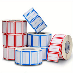 PVC Label Roll for Office and Household Labeling, 100-1000 pcs
