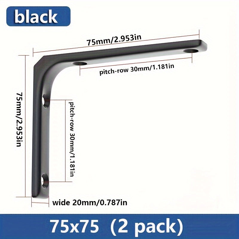 2pcs Triangle Bracket Holder Wall Fixed Laminated Holder