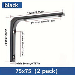 2pcs Triangle Bracket Holder Wall Fixed Laminated Holder