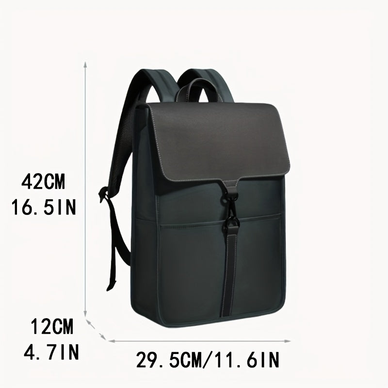 Men's Casual Waterproof Laptop Backpack for School or Commuting