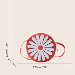 Kids Flower Crossbody Bag Coin Purse For Girls