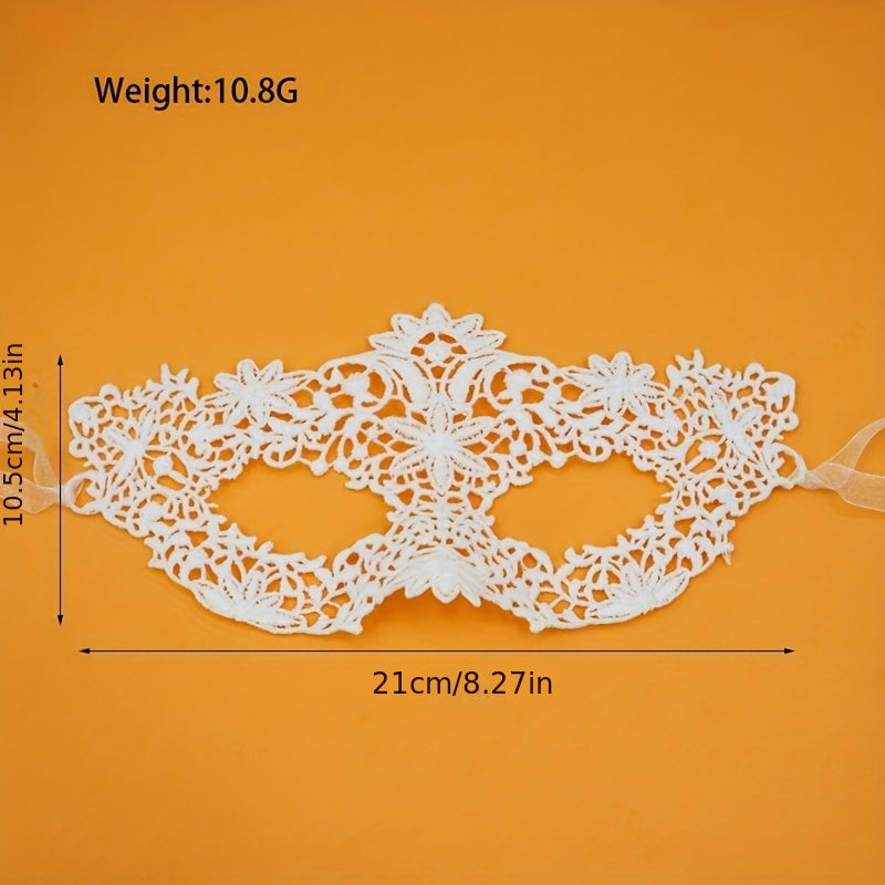 Halloween Double Gauze Lace Six petal Mask