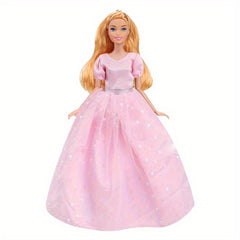 YADIYADI Princess Doll Wedding Party Dress Pink Tulle Flared Skirt