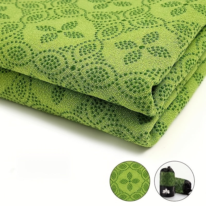 Non Slip Yoga Mat Cover Towel Foldable Exercise Blanket