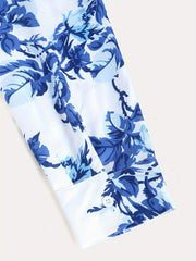 Floral Print Long Sleeve Blouse