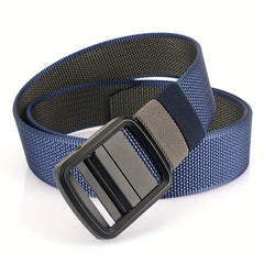 Japanese Character Buckle Double Nylon Belt Men's Casual Outdoor Belt